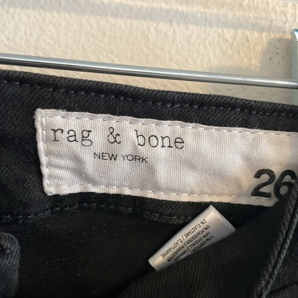 Rag & Bone Peyton Engineered Bootcut Jeans Women’s Size 26 Stretch Black - Picture 8 of 10